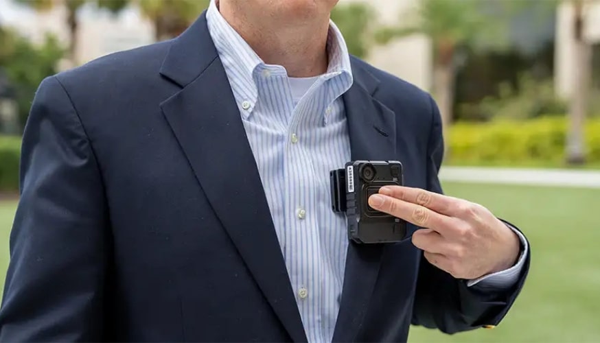 body worn camera front